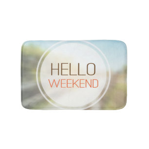 hallo Weekend 2 Badmat