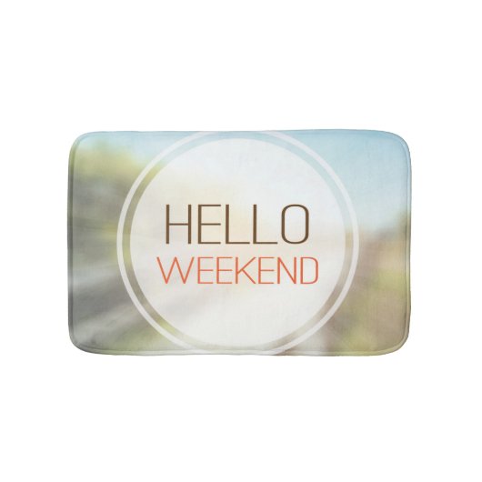 hallo Weekend 2 Badmat (Voorkant)