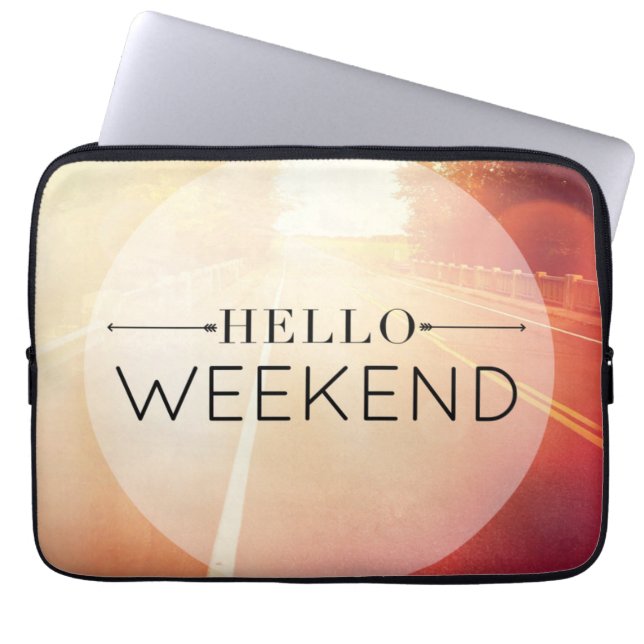 hallo Weekend 3 Laptop Sleeve (Voorkant)