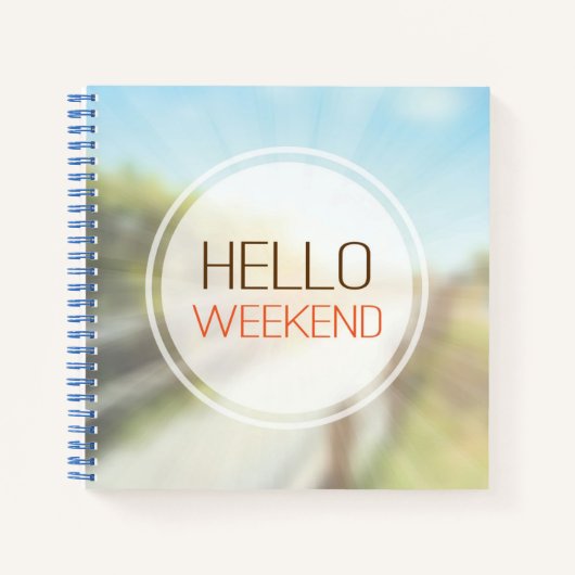 hallo Weekend Notitieboek (Voorkant)