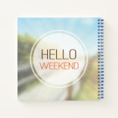 hallo Weekend Notitieboek (Achterkant)