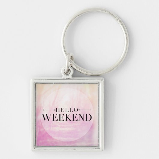 hallo Weekend Sleutelhanger (Voorkant)