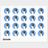 Hallo Wereld! Adelie de Penguin Sticker (Vel)