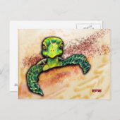 hallo wereld! briefkaart (Voorkant / Achterkant)