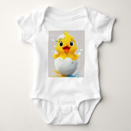 Hallo Wereld! Chic Chick Baby Bodysuit