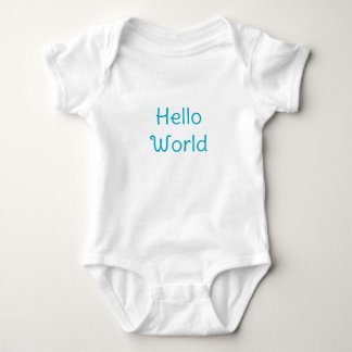 Hallo wereld cute baby body romper