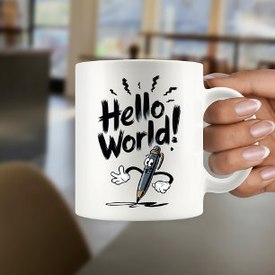 Hallo Wereld Mok Back-to-School Gift voor Docenten
