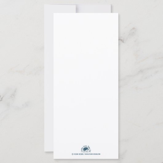 hallo Wereldgeboorteaankondiging met foto (Achterkant)