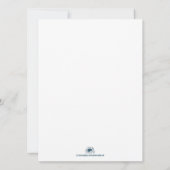 hallo Wereldgeboorteaankondiging met foto (Achterkant)