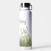 Hallo Wildbloemvlinder Waterfles (Achterkant)