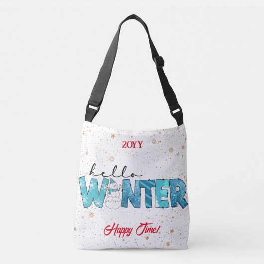 hallo Winter Customize Crossbody Tas (Voorkant)