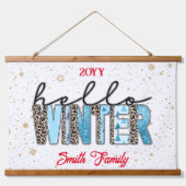 hallo Winter Customize Hangend Wandkleed (Voorkant)