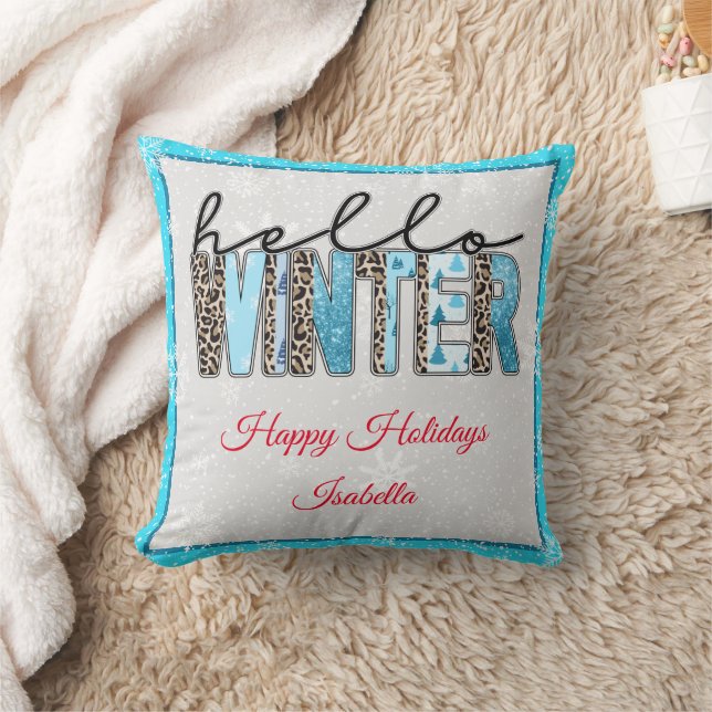 hallo Winter Customize Kussen (Deken)