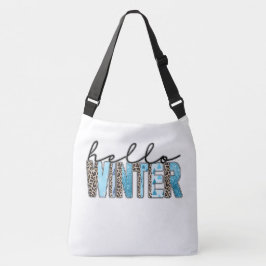 hallo Winter Fun Leopard Crossbody Tas