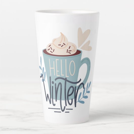 hallo Winter Latte Mok (Voorkant)