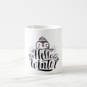 Hallo Winter Pinguïn Mok