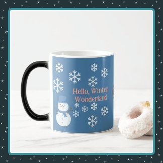 Hallo, Winter Wonderland Morphing Magische Mok