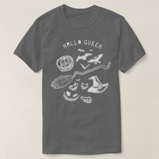 Hallo Witch Drôle Halloween Tshirt Scary Party Gi (Design devant)