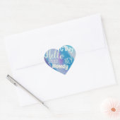 HALLO XOXO HART STICKER (Envelop)