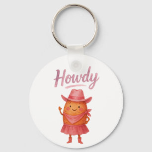 Hallo Yam Cowgirl Sleutelhanger