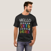 hallo zesde graad t-shirt (Voorkant volledig)