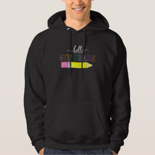 hallo zesde klas van het team hoodie