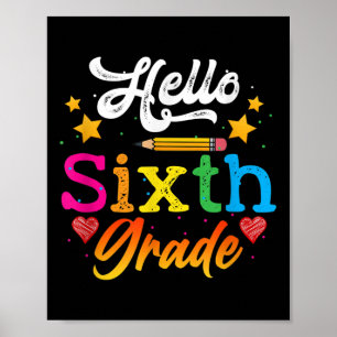 Hallo zesdeklassers Studie Onderwijs Terug Naar Poster