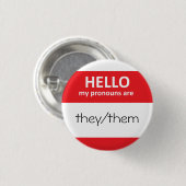 hallo zijn ze Ronde Button (Voorkant /achterkant)