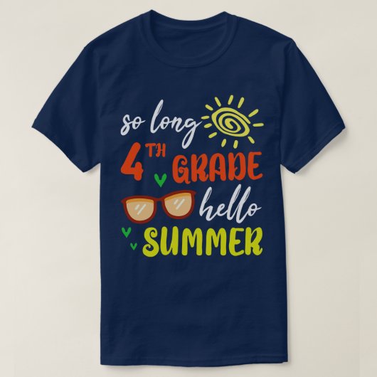 Hallo Zo lang 4e klas klas T-shirt (Design voorkant)