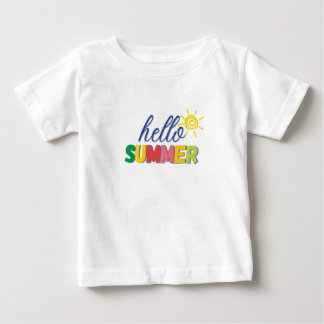 "hallo zomer" baby t-shirt