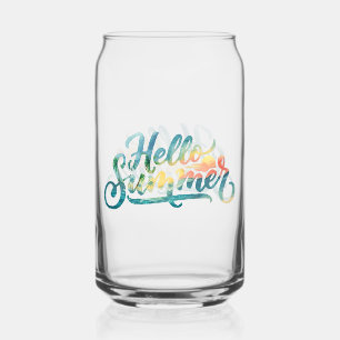 Hallo Zomer Blikvorm Glas