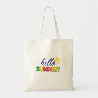 "hallo zomer" boodschappentas tote bag