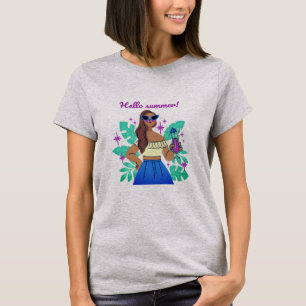Hallo Zomer Dames T-Shirt