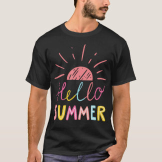 Hallo Zomer Einde van het Schooljaar Leraar Shirts