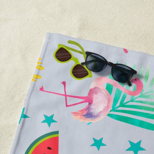 Hallo Zomer Fun Pattern Strandlaken (In situ)