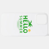 Hallo Zomer iPhone Hoesje (Achterkant horizontaal)