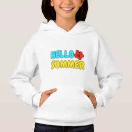 Hallo Zomer Kids Pullover Hoodie