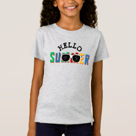 Hallo Zomer Meisjes T-shirt