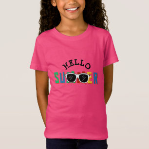 Hallo Zomer Meisjes T-shirt