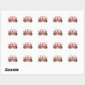Hallo zomer ronde sticker (Vel)