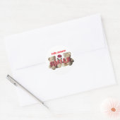 Hallo zomer ronde sticker (Envelop)