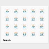 hallo zomer ronde sticker (Vel)