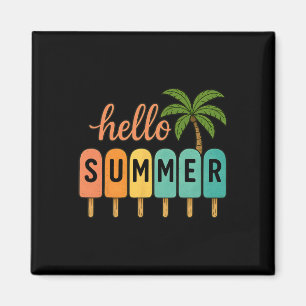 Hallo Zomer Strand Vakantie Ijsje Popsicle Gif Magneet