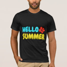 Hallo Zomer T-Shirt met Korte Mouwen