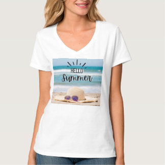 hallo zomer: T-Shirt voor vrouwen op zonnige dagen