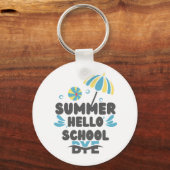 Hallo Zomer Vaarwel School Acryl Sleutelhanger (Voorkant)