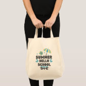 Hallo Zomer Vaarwel School Tote Bag (Voorkant (product))