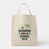 Hallo Zomer Vaarwel School Tote Bag (Achterkant)