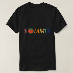 Hallo Zomer Vakantie Watermeloen Cadeau T-shirt