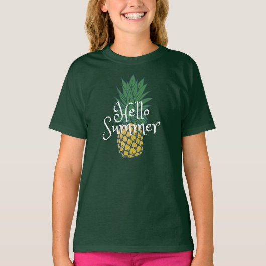 hallo zomerananas T-Shirt (Voorkant)